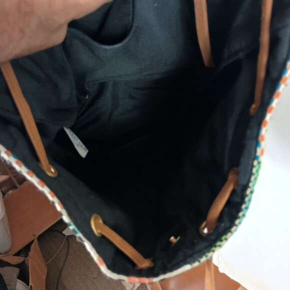 Chumbak Boho Crossbody Bag With Tribal Print & Tassels Magnetic Closure - Picture 16 of 16